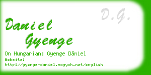 daniel gyenge business card