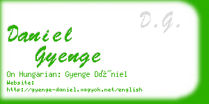 daniel gyenge business card